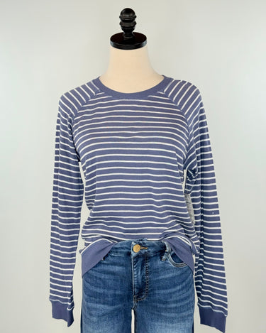 Flag and Anthem Frannie Reversible Top in Navy and White-121 - Jersey Tops F/W (June - Nov)-Little Bird Boutique