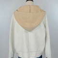 OAT NYC Jacket with Removeable Hood in Creme-141 Outerwear Coats & Jackets-Little Bird Boutique