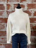 RD Hifza Long Raglan Sleeve Mock Neck Pullover in Winter White-130 Sweaters-Little Bird Boutique