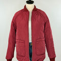 Flag and Anthem Anniston Reversible Quilted Bomber Jacket in Red and Taupe-141 Outerwear Coats & Jackets-Little Bird Boutique