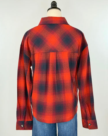 Thread and Supply Elsie Shirt in Black Tomato Plaid-111 - Woven Top F/W (June- Nov)-Little Bird Boutique