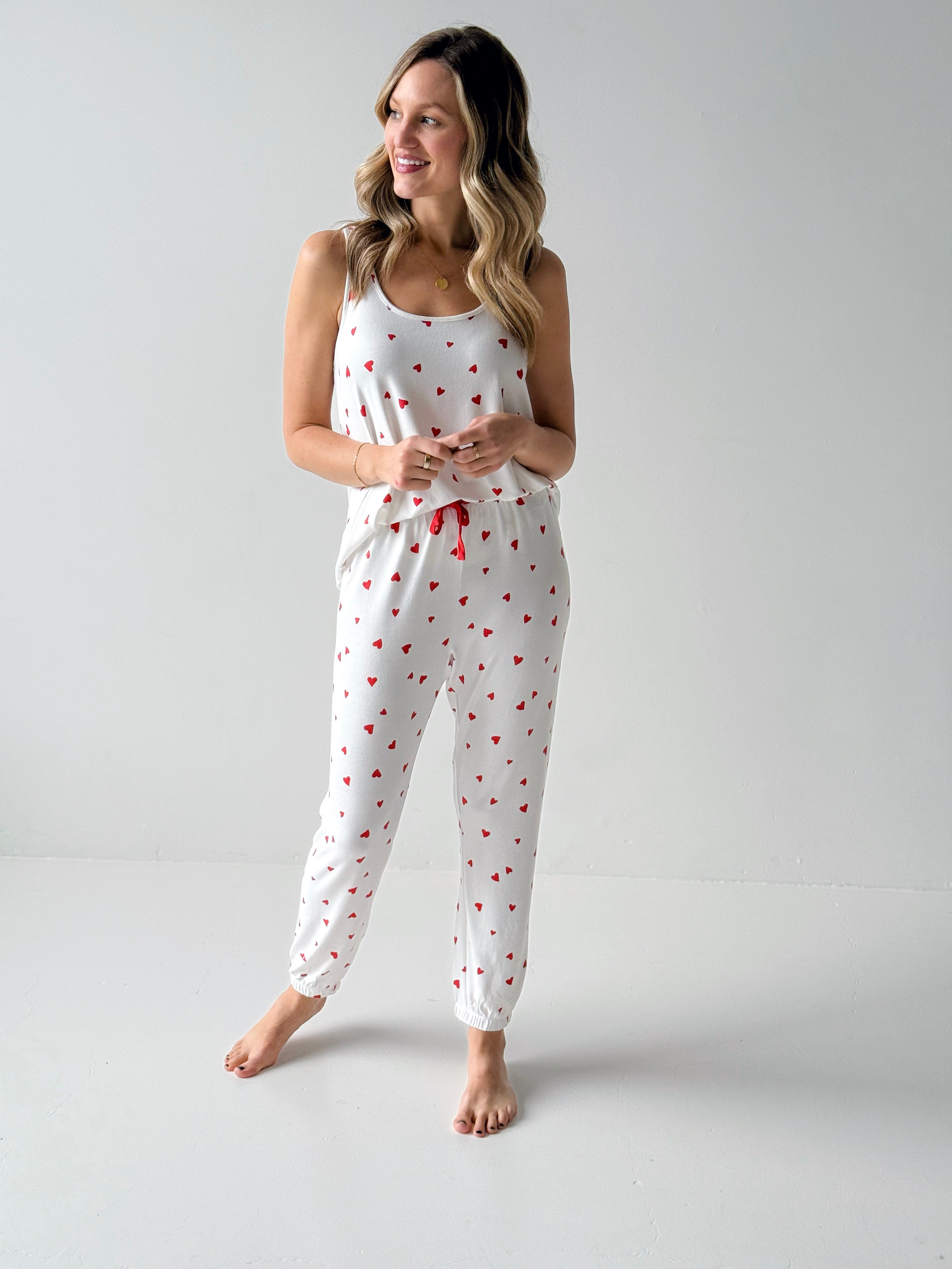 Z Supply Classic Heart Jogger-240 Loungewear/Intimates-Little Bird Boutique