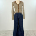 OAT NYC Denim Trouser in Raw Rinse Wash-210 Denim-Little Bird Boutique