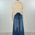 OAT NYC Maybelle Wide Leg Jeans in Medium Wash-210 Denim-Little Bird Boutique