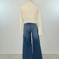 OAT NYC Maybelle Wide Leg Jeans in Medium Wash-210 Denim-Little Bird Boutique