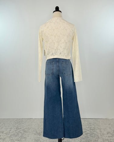OAT NYC Maybelle Wide Leg Jeans in Medium Wash-210 Denim-Little Bird Boutique