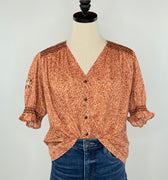 Dear John Ria Top in Wheatfield-111 - Woven Top F/W (June- Nov)-Little Bird Boutique
