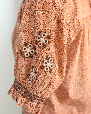 Dear John Ria Top in Wheatfield-111 - Woven Top F/W (June- Nov)-Little Bird Boutique