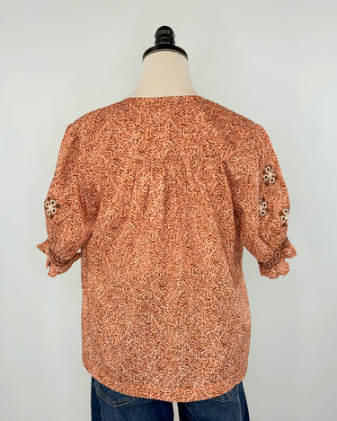 Dear John Ria Top in Wheatfield-111 - Woven Top F/W (June- Nov)-Little Bird Boutique