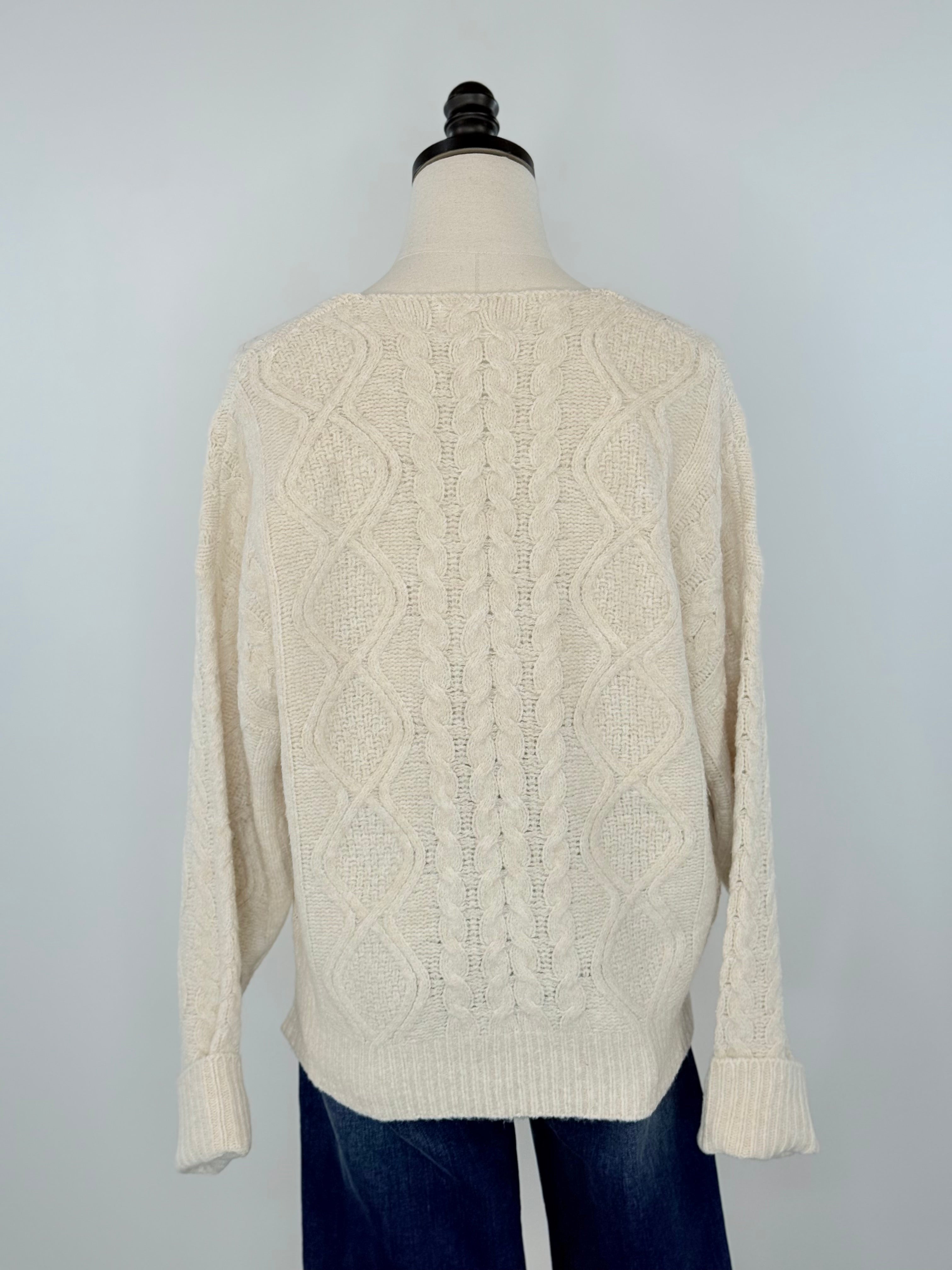 Dear John Lexi Sweater in Oatmeal-131 - Sweaters F/W (June - Nov)-Little Bird Boutique