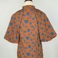 THML Puff Sleeve Top in Brown Floral-111 - Woven Top F/W (June- Nov)-Little Bird Boutique