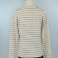 Asher Sweater in Oatmeal and Taupe Stripe-131 - Sweaters F/W (June - Nov)-Little Bird Boutique