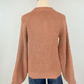 Sanctuary Nomad Cable Popover Sweater in Mocha-131 - Sweaters F/W (June - Nov)-Little Bird Boutique