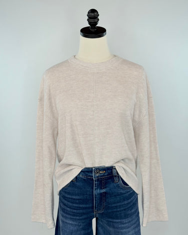 Sanctuary In To The Woods Cozy Top in Heather Pearl-131 - Sweaters F/W (June - Nov)-Little Bird Boutique