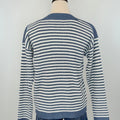 Wilder Sweater in Denim and White Stripe-131 - Sweaters F/W (June - Nov)-Little Bird Boutique