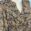 Anthem the Label Abstract Print Dress in Brown and Taupe-152 Dresses - Long-Little Bird Boutique