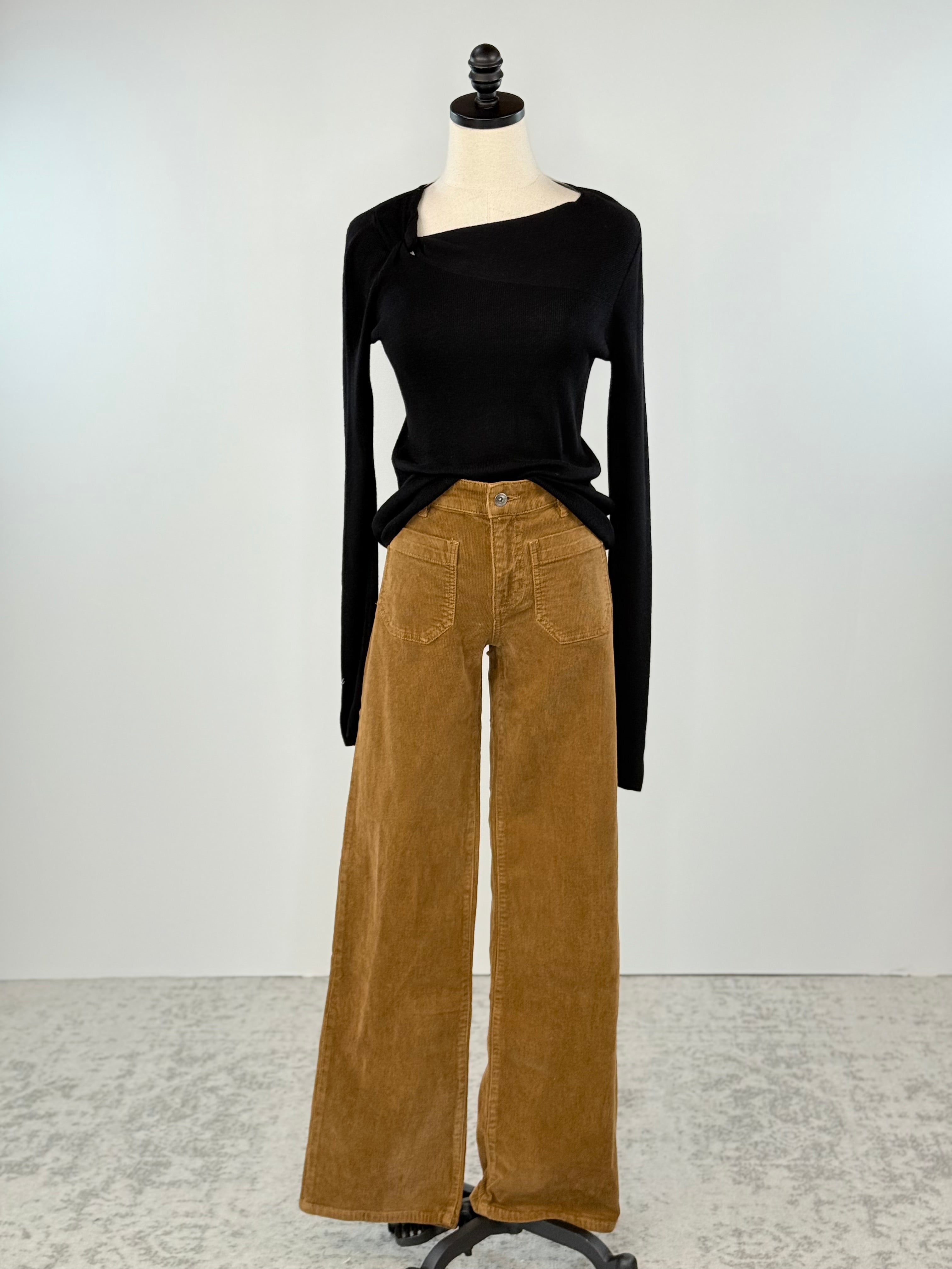 Sanctuary Marine Corduroy Pants in Bronze-220 Pants-Little Bird Boutique