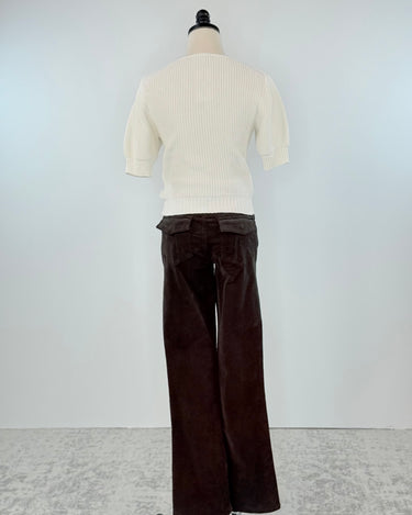 Sanctuary Hayden Corduroy Bootcut Pants in Semi Sweet-220 Pants-Little Bird Boutique