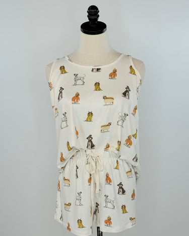 Z Supply Sammie Pup Lounge Shorts-240 Loungewear/Intimates-Little Bird Boutique