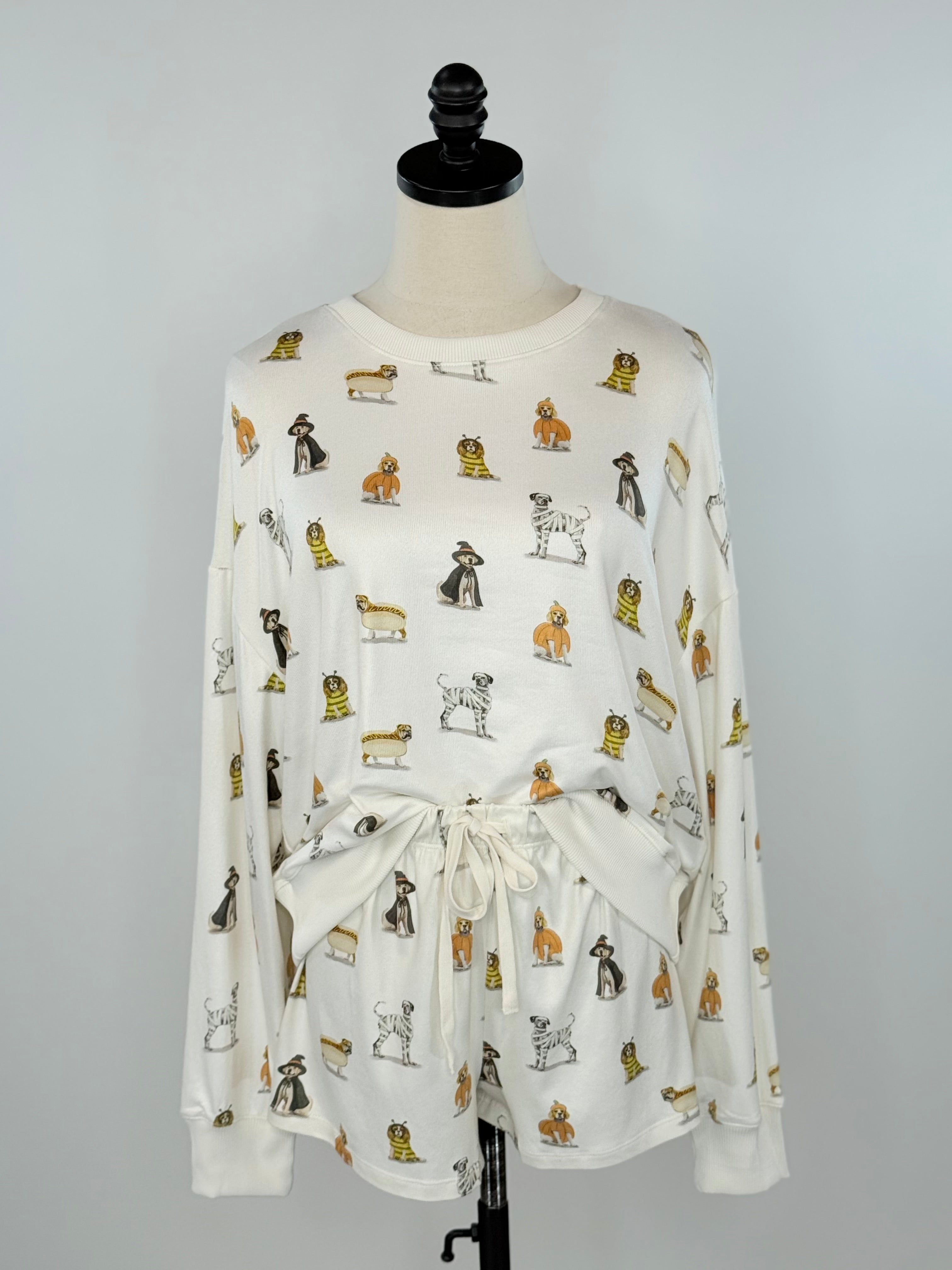 Z Supply Elle Pup Long Sleeve Top-240 Loungewear/Intimates-Little Bird Boutique