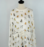 Z Supply Elle Pup Long Sleeve Top-240 Loungewear/Intimates-Little Bird Boutique