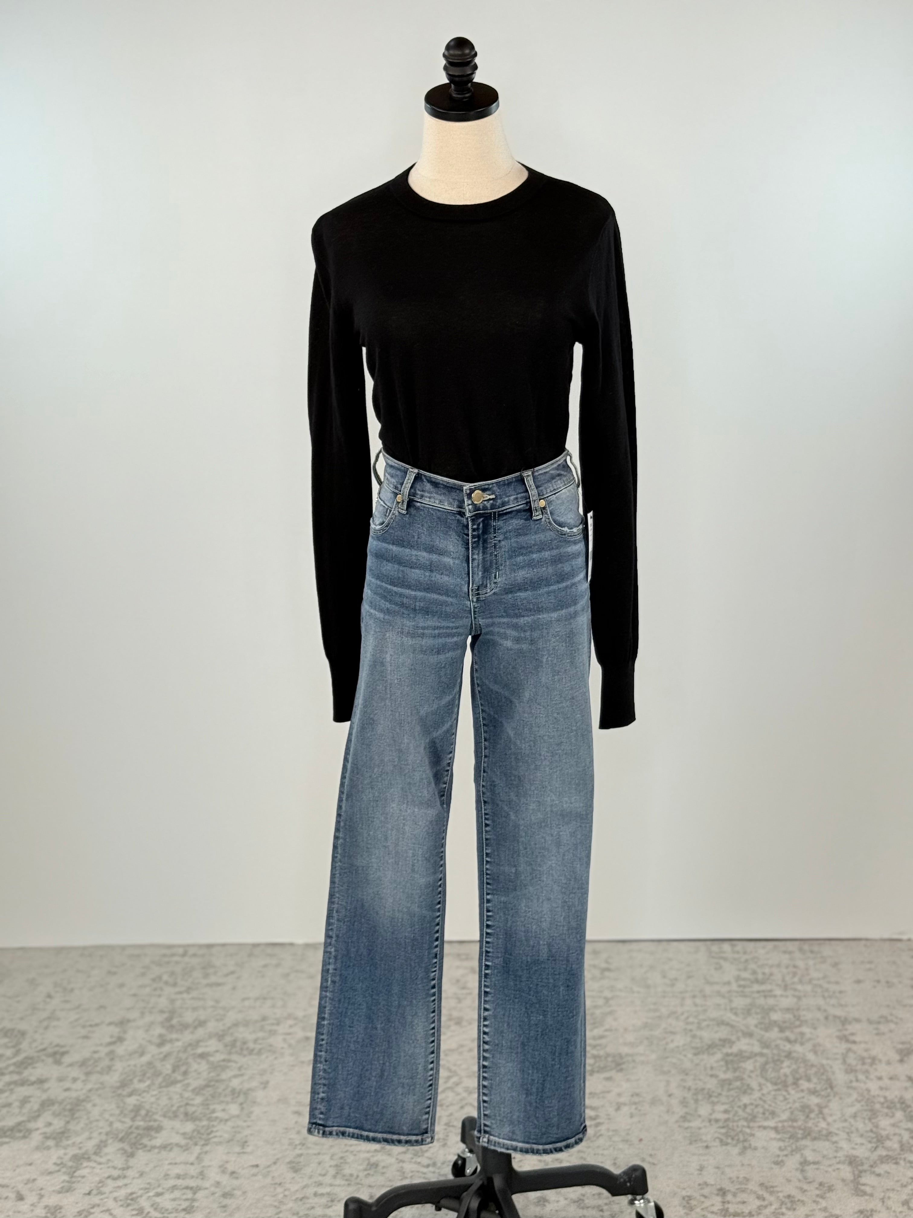 Liverpool Kennedy Straight Denim in Oasis-210 Denim-Little Bird Boutique