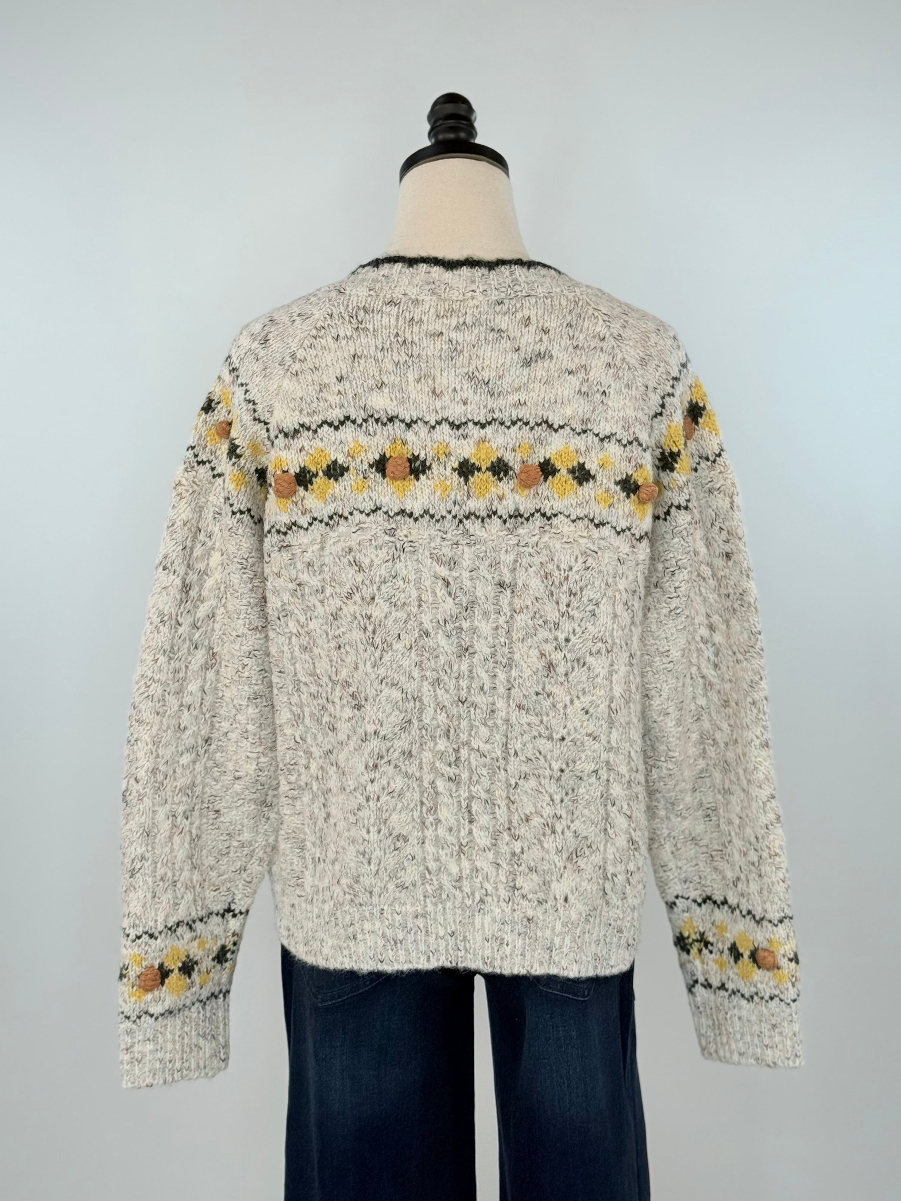 Whitmore Sweater in Two Tone Grey – Little Bird Boutique