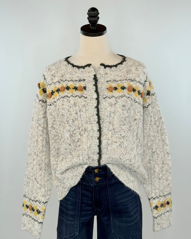 Whitmore Sweater in Two Tone Grey-131 - Sweaters F/W (June - Nov)-Little Bird Boutique