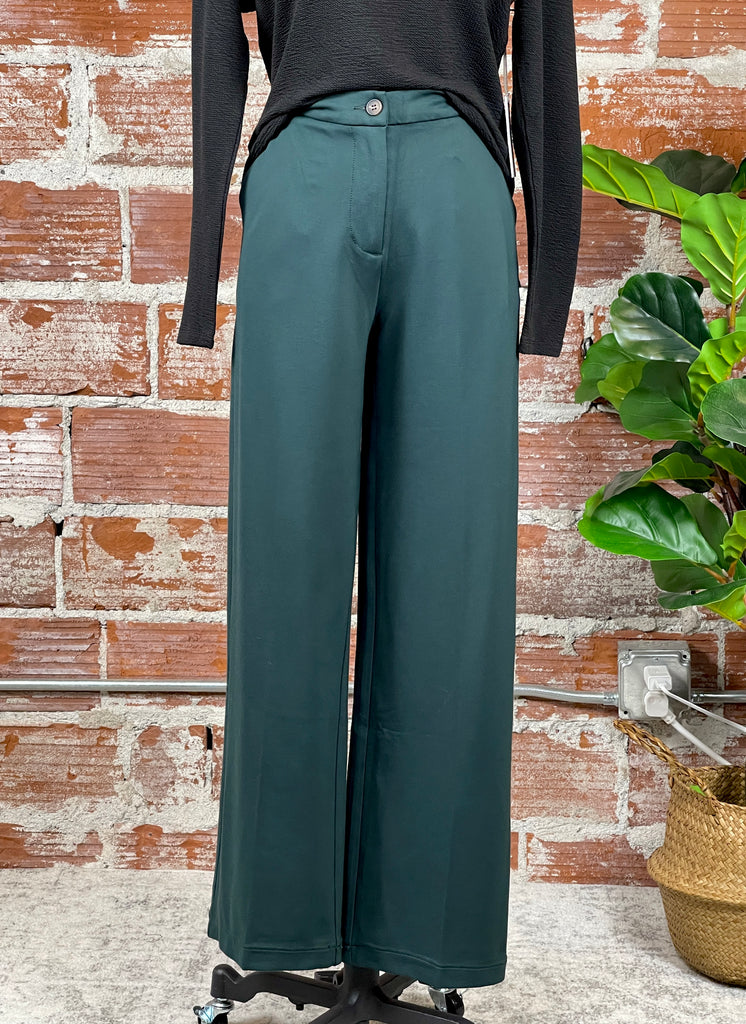 Another Love Bishop Pant in Forest Green