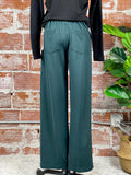Another Love Bishop Pant in Forest Green-220 Pants-Little Bird Boutique