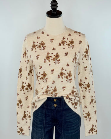 Ashford Sweater in Flower Print-131 - Sweaters F/W (June - Nov)-Little Bird Boutique