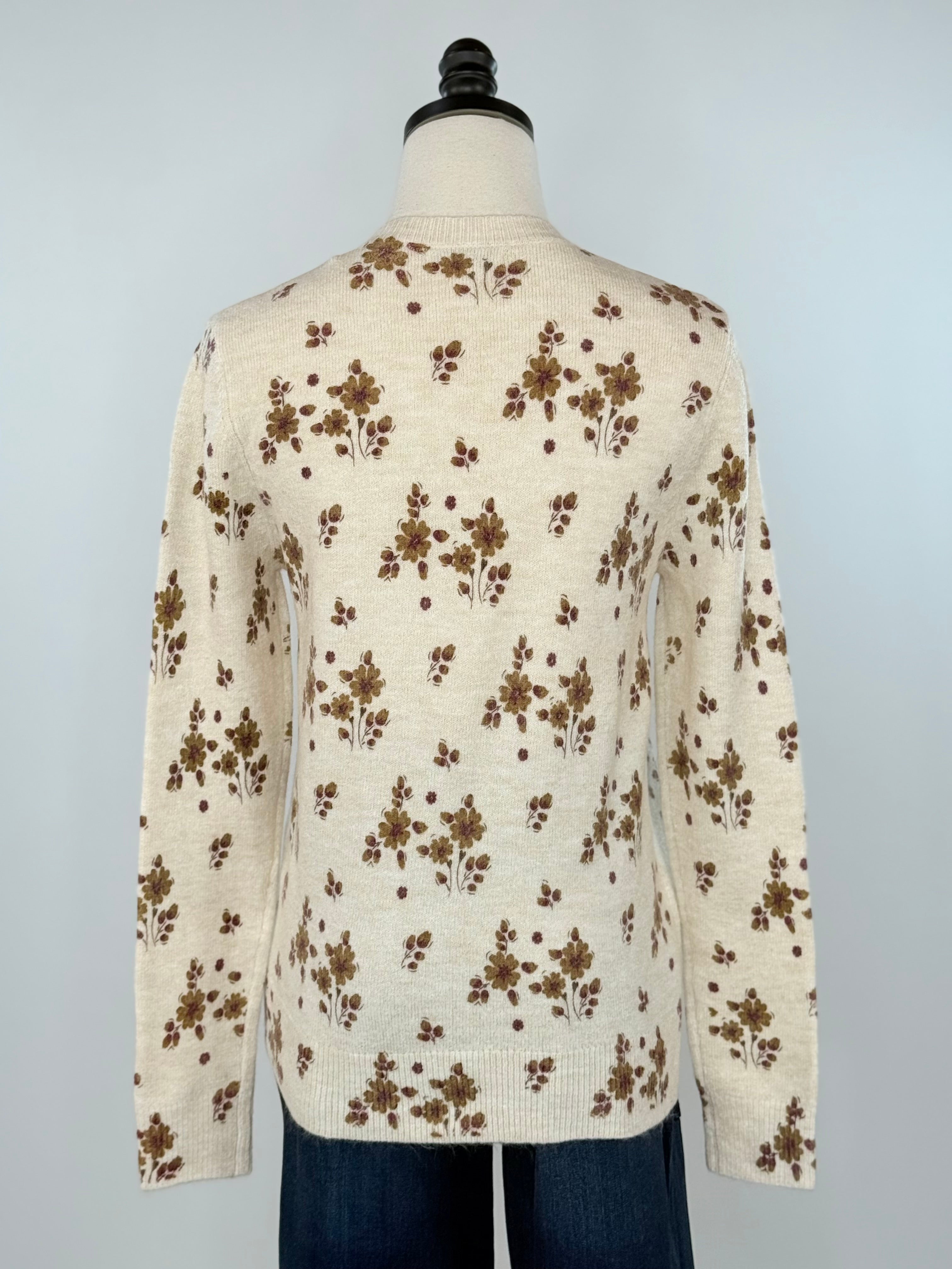 Ashford Sweater in Flower Print-131 - Sweaters F/W (June - Nov)-Little Bird Boutique