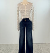 Liverpool Wide Leg Trouser Jean in Summit Lake-210 Denim-Little Bird Boutique