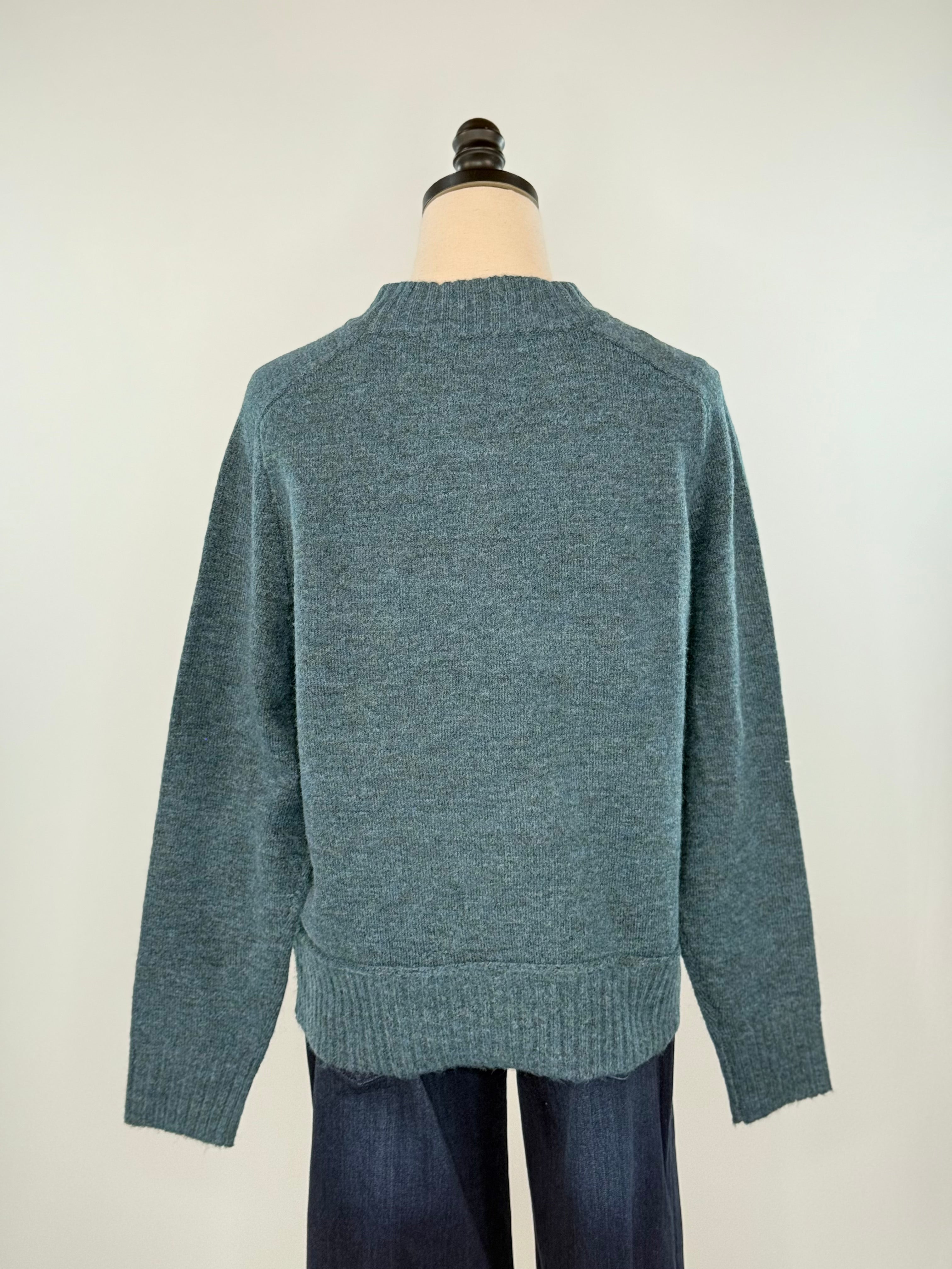 Harrington Sweater in Jade-131 - Sweaters F/W (June - Nov)-Little Bird Boutique