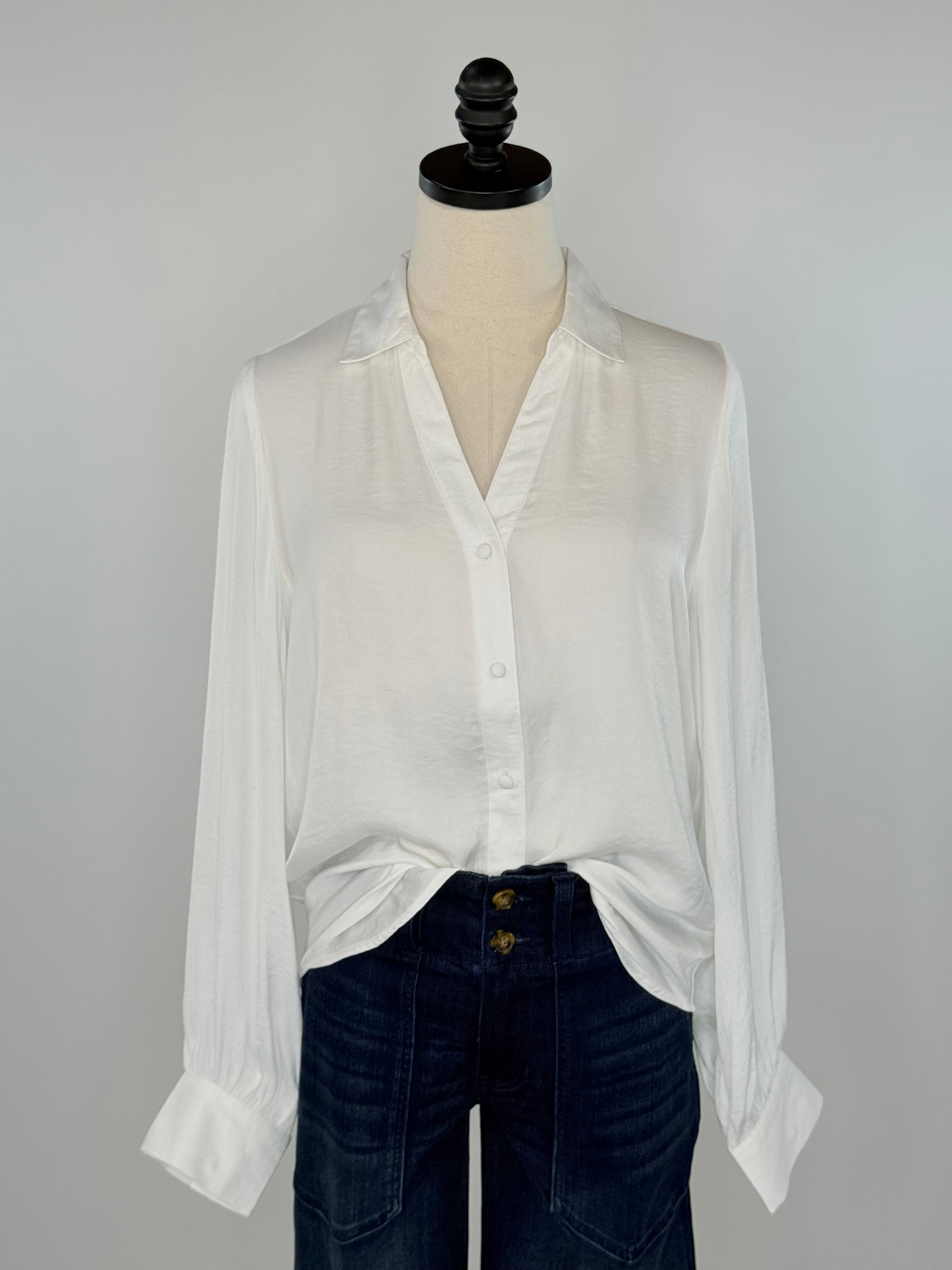 Sinclair Blouse in Off White-111 - Woven Top F/W (June- Nov)-Little Bird Boutique