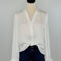 Sinclair Blouse in Off White-111 - Woven Top F/W (June- Nov)-Little Bird Boutique