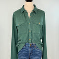 Thread & Supply Cassian Shirt in Pine Heather-111 - Woven Top F/W (June- Nov)-Little Bird Boutique