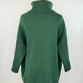 OAT NYC Cowl Neck Pocket Sweater in Retro Green-133 - Sweaters (Holiday)-Little Bird Boutique