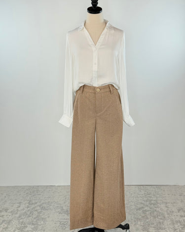 Wit and Wisdom Whitney Skyrise Trouser in Peanut Butter Mutli-220 Pants-Little Bird Boutique