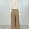 Wit and Wisdom Whitney Skyrise Trouser in Peanut Butter Mutli-220 Pants-Little Bird Boutique