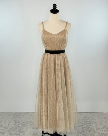 Bella Dress in Champagne-152 Dresses - Long-Little Bird Boutique