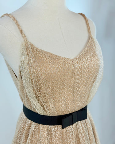 Bella Dress in Champagne-152 Dresses - Long-Little Bird Boutique