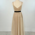 Bella Dress in Champagne-152 Dresses - Long-Little Bird Boutique