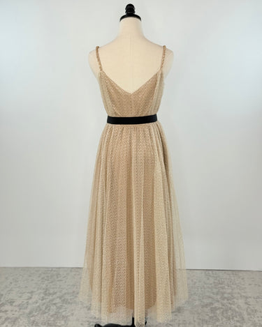 Bella Dress in Champagne-152 Dresses - Long-Little Bird Boutique