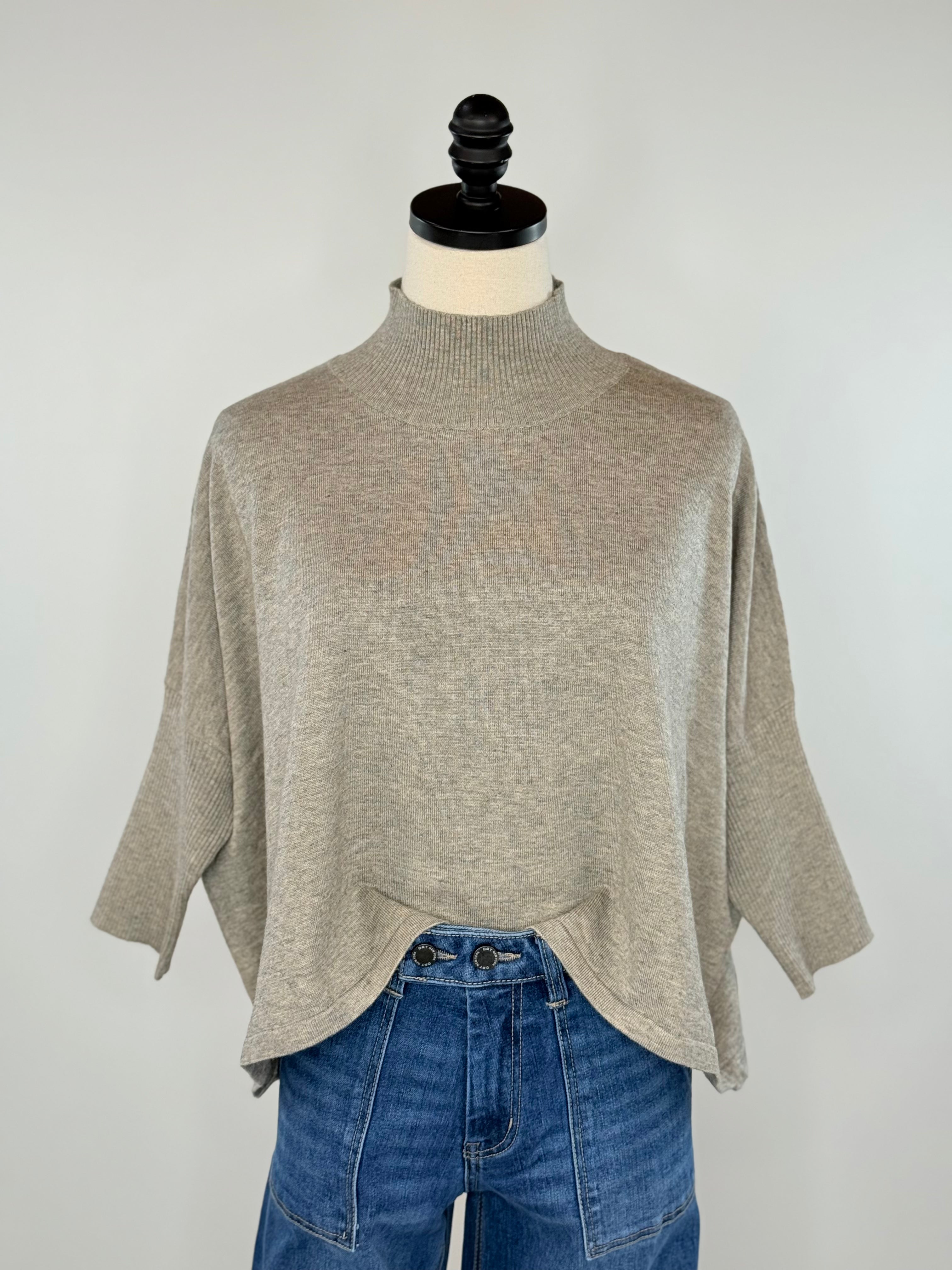 Kerisma Rowena Sweater in Warm Taupe-131 - Sweaters F/W (June - Nov)-Little Bird Boutique