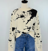 Kerisma Carrara Sweater in Ecru and Black-131 - Sweaters F/W (June - Nov)-Little Bird Boutique