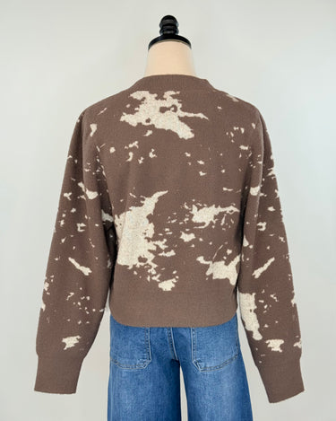 Kerisma Carrara Sweater in Brown and Ecru-131 - Sweaters F/W (June - Nov)-Little Bird Boutique