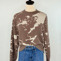 Kerisma Carrara Sweater in Brown and Ecru-131 - Sweaters F/W (June - Nov)-Little Bird Boutique