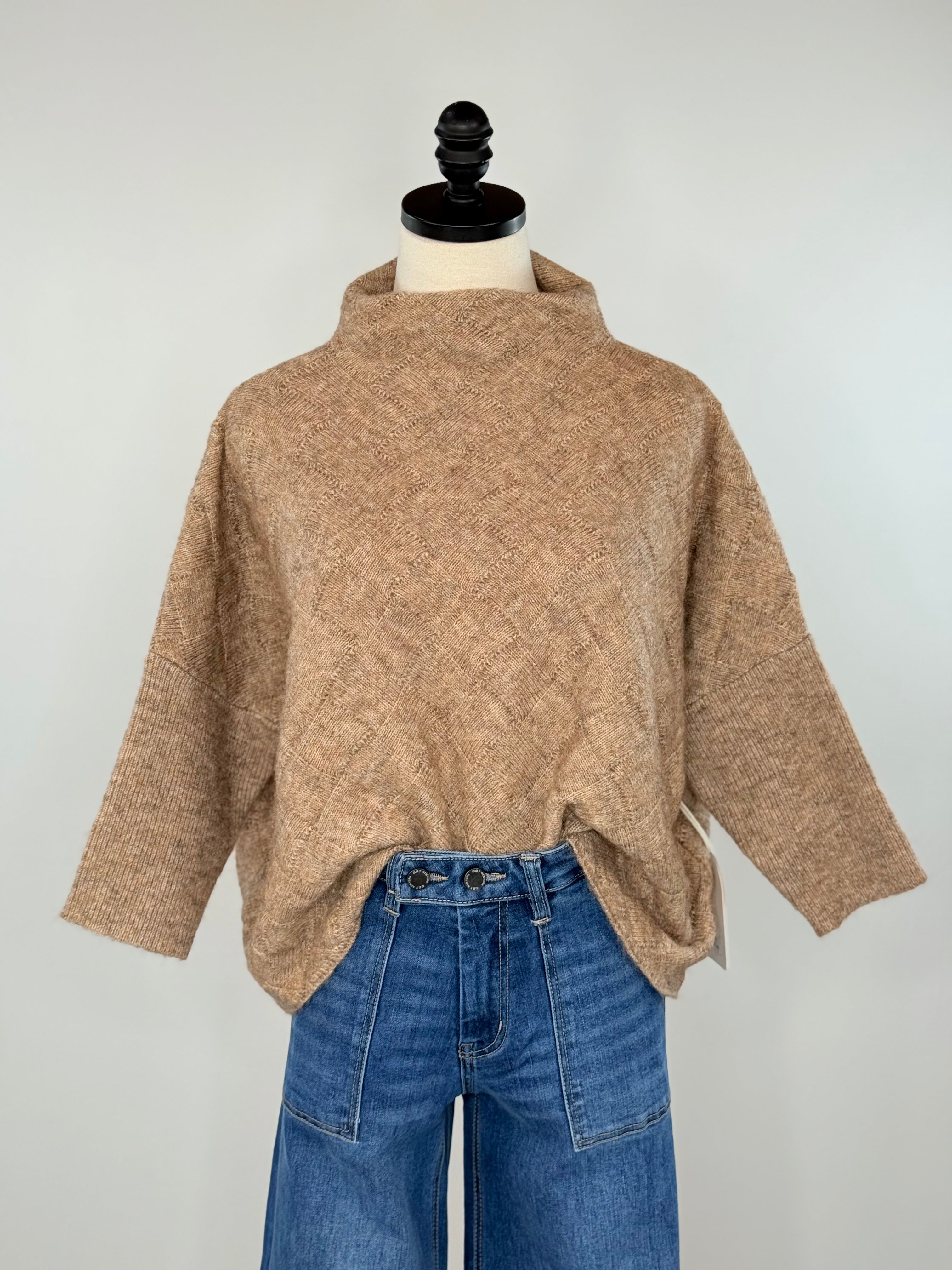 Kerisma Rowena Sweater in Woodsmoke-131 - Sweaters F/W (June - Nov)-Little Bird Boutique