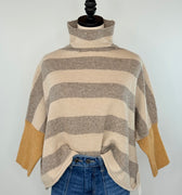 Kerisma London Stripe Sweater in Beige-131 - Sweaters F/W (June - Nov)-Little Bird Boutique